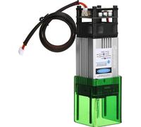 Geevorks 450nm 30W Module Laser - Tête de gravure laser avec capot de protection & focus fixe, convient pour CNC, imprimantes 3D, bois, cuir, tissu & papier