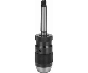 Geevorks Mandrin de perçage à serrage automatique avec poignée Mandrin sans hangement rapide MT-B16 1-16mm Plage de serrage B16 MT2 Autoserrage pour mandrin de perçage de tour