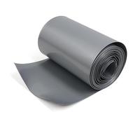Geey Gaine thermorétractable en PVC de 3 mètres - Largeur de 200 mm à 450 mm, Manchon de câble en film gris(220mm)