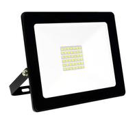 GEFOM 400234 Projecteur LED mural Aluminium/Verre 30 W Noir étanche, trempé, Intégré