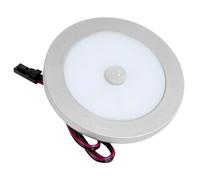 Gefom Lot de 3 Spots LEDs Aluminium avec Détecteur de Mouvement, 2, 9W, 156 Lumens, D68mmx7mm Épaisseur