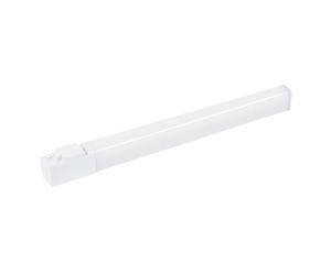 Gefom REGLETTE ETANCHE IP44 LED INTEGREE AVEC PRISE, 70 CM, CORPS ALUMINIUM, FINITION PC, AVEC INTER, 10W, 950 LUMENS, blanc 410039