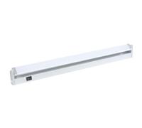 GEFOM REGLETTE ORIENTABLE 10W IP20 ALUMINIUM, 48 LEDS, 800 LUMENS, 55,7X64X25 CM, 4000K. CABLE D'ALIMENTATION 1,50M + CONNECTEUR CABLE 23CM + CONNECTEUR DIRECT