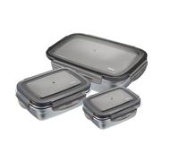 GEFU Boîtes conservation PREPPO en inox, 0,4 l, 1 l et 1,8 l