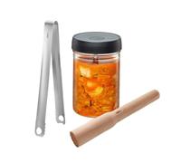 Set NATIVO Pot de fermentation en verre 1 L et accessoires GEFU