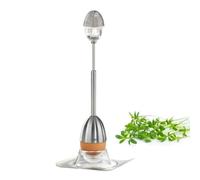 GEFU Toque-œuf Ovo GE12355 avec salière en acier inoxydable 8,1×4,3×29 cm