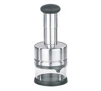 GEFU Hacheur de légumes et de fines herbes TRITARE – Acier inoxydable Argent 9,5 x 9,5 x 21,8 cm