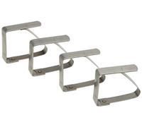 GEFU GE22350 Pince à Nappe Acier Inoxydable Inox 8,1 x 1,8 x 23,5 cm 4 Pièces
