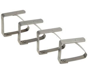 GEFU GE22350 Pince à Nappe Acier Inoxydable Inox 8,1 x 1,8 x 23,5 cm 4 Pièces