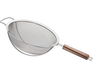 GEFU Passoire avec Manche en Bois Passo - 24 cm
