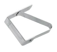 Gefu Pince pour Nappe, Pince à Nappe, Pince pour Tenir Nappe, Inox, Lot de 4, 22350
