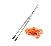 GEFU Pinola Pince de cuisine 35 cm en acier inoxydable avec embouts en silicone résistant à la chaleur jusqu'à 230 °C pour retourner et servir