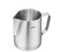 GEFU Pot à lait Barista 600 ml – Acier inoxydable avec graduation – Argent