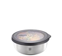 GEFU PROVIDO Boîte de conservation ronde 1000 ml, résistante au froid et à la chaleur, contrôle intelligent de la conservation par application