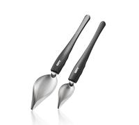 GEFU Set de 2 cuillères à décorer Kulinari – Acier inoxydable – Argent