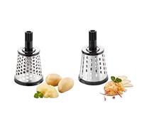 Gefu Set de 2 Tambours pour Râpe, Acier Inoxydable, INOX, 14 x 8 x 8 cm GF19010