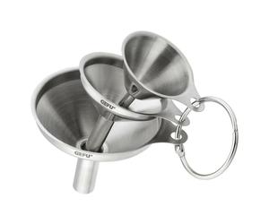 GEFU Set d'entonnoirs 'Versare, Entonnoir, Argent