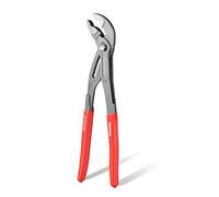GEINXURN 1 pièce Pince Multiprise Réglable 300 mm, Petite Pince Multiprise à Glissière Cannelée, Mâchoire V Dentée, Cr-V pour Fixations et Tuyaux