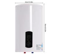 Geiser - Chauffe-eau électrique - Chaudière à eau chaude - Chauffe-eau - Réservoir de stockage - Capacité de 30 litres