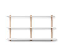 Gejst Étagère Nivo D Large Chêne clair-blanc
