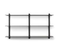 Gejst Étagère Nivo D Large Frêne teinté noir-noir