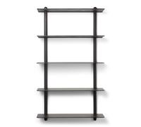 Gejst Étagère Nivo E large Frêne teinté noir-noir