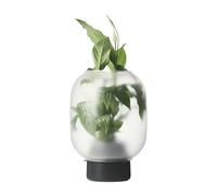 Gejst Pot en verre givré Nebl Ø26 cm Noir