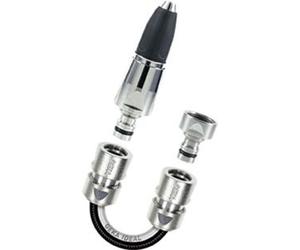 GEKA plus-Starterset "Stecksystem" ; buse d'arrosage, fiche de robinet, 2xtuyaux Kart