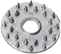 GEKA Raccord pour bois C11- 65 galvanisé d'un côté ( cheville à friction )