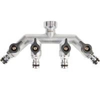 GEKA vanne à quatre voies FF G 3/4" MS carte Cr plus système d'enfichage