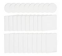 Gekamoyue Lot de 30 pastilles adhésives double face extra fortes - Avec carrés, ronds et rectangulaires - Imperméables - Pour la maison, le bureau, la voiture, l'école