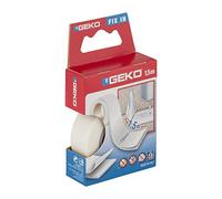 Geko Ruban adhésif double-face mousse 20000 – 19 mm x 1,5 m – Blanc