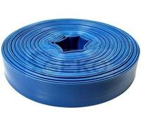 Geko G70015 PacLay - Tuyau plat (2 x 50 m, 2 bar), couleur bleu