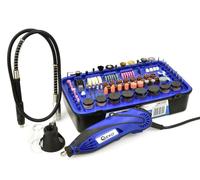 GEKO Mini meuleuse droite 170W avec accessoires 222pcs G81223