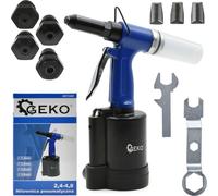GEKO Riveteuse pneumatique, pistolet à rivets 2,4-4,8mm G01349