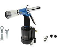 GEKO Riveteuse pneumatique, pistolet à rivets 2,4-6,4mm G01347