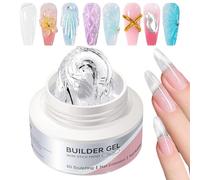 Gel À 3D - Kit D'extension À Solides De 60 Ml Pour Application Non Collante, Constructeur Créatif Avec Une Forte Adhérence, Gels D'art Pour Femmes Modélisation De La Peinture De S