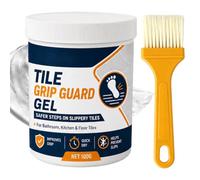 Gel antidérapant douche 100 g pierre porcelaine adhérence antichute | Antidérapant Carrelage Céramique Pour Terrasses Extérieur Intérieur Céramique Porcelaine Piscine Cuisine Salle de