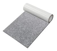 GELAISI Feutrine Autocollante Gris Foncé - 1 Rouleau Feutrine 20 * 200 cm Tissu-Feutre, épaisseur 2 mm Feutrine Adhesive pour Doublure de Boîte, Cadre Photo, Pied de Chaise, DIY Halloween, Voiture