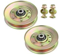 GELASKA Lot de 2 poulies de rechange pour poulie Husqvarna 532193195, 175080 Craftsman, Craftsman Part 181775, poulie tendeur 193195, 532175080, 532184058, Oreg. on 78-00 42 FR