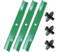 GELASKA Lot de 3 lames de tondeuse à gazon avec boulons de lame 115-5059-03 | Lames de tondeuse Toro Timecutter 5000 MX5000 MX5050 MX5060 - Remplace les lames de tondeuse Toro 110-6837-03 112-9759-03 115