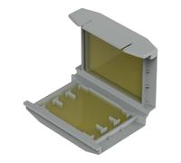 Gelbox ; connexion en ligne ; pour câbles ; avec gel ; série 221 ; connecteurs max. 4 mm² ; sans connecteurs d'épissure ; taille 2