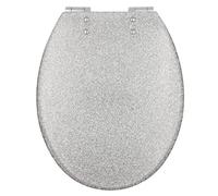 Gelco Abattant WC Design – Fermeture douce magnétique – Gris pailleté