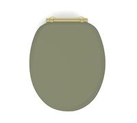Abattant wc samba mdf kaki déclipsable soft close