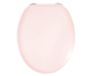 Gelco Design Dolce Abattant WC, Bois Moule, Rose, 44 x 37,5 x 5,5cm