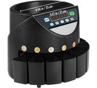 Geldtelmachines PRO - Compteuse de pièces - Trieuse de pièces - Compteuse de pièces - Noir - 300 pièces par minute - Compteuse de pièces électrique