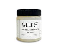GELELF Gel acrylique moyen pour impression sur plaque de gel, apprêt acrylique, finition transparente pour peinture acrylique, 280 ml, 270 ml