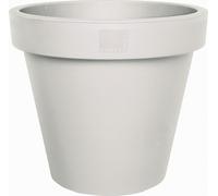 GELI Pot de plantes Pot de fleurs en plastique esthétique en différentes couleurs et tailles, couleur:blanc crème, diamètre/hauteur:env. 30 cm / env. 26 cm