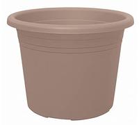geli Thermo Plastic Cylindro Pot de Fleurs Rond en Plastique 45 cm Taupe 40