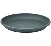 Geli Thermo Plastic Cylindro Soucoupe ronde en plastique pour pot de fleurs 25 cm anthrazit 38